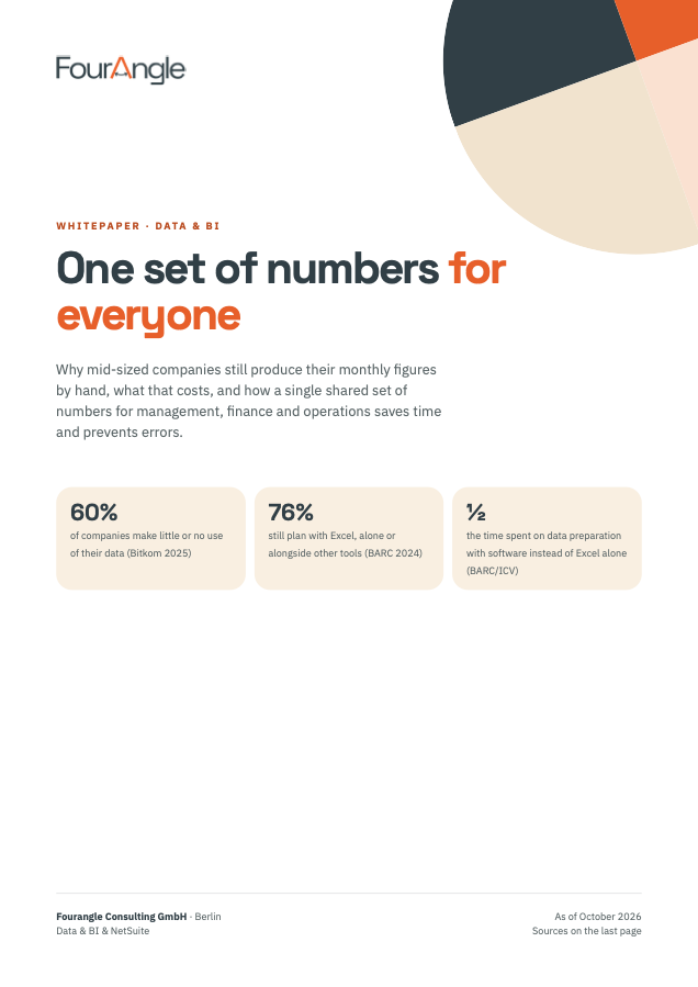 Cover: One set of numbers for everyone